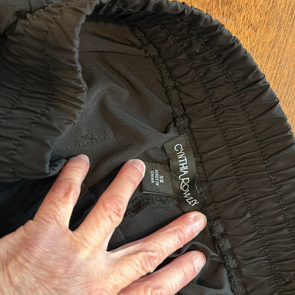 Cynthia Rowley dark black wide legged high waisted pants. Size XS. - Picture 8 of 9